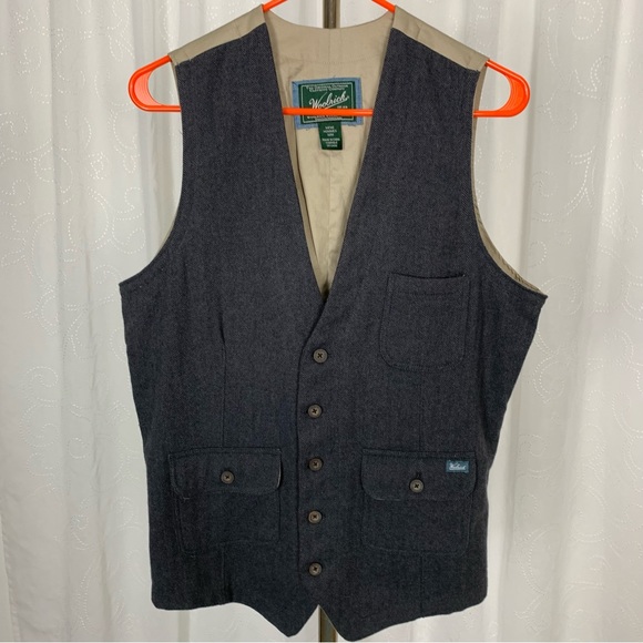 Woolrich Jackets & Coats Woolrich Mens Herringbone Wool Vest Poshmark